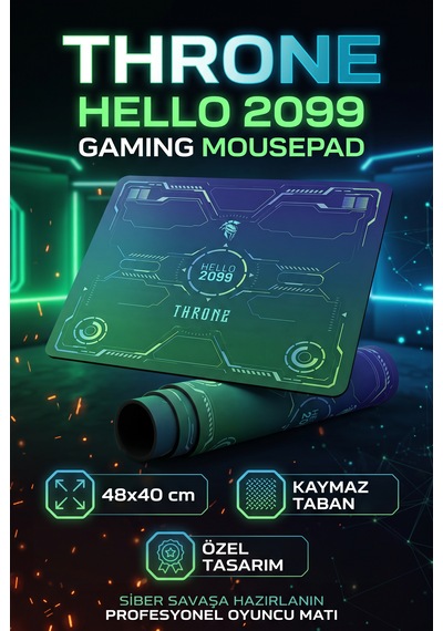 Hello 2099 Gaming Mousepad 48x40cm
