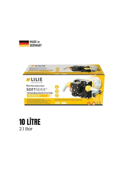 Lilie Karavan & Tekne Hidrofor Su Pompası 10 Litre/dk 2.1 Bar - 12v-1775