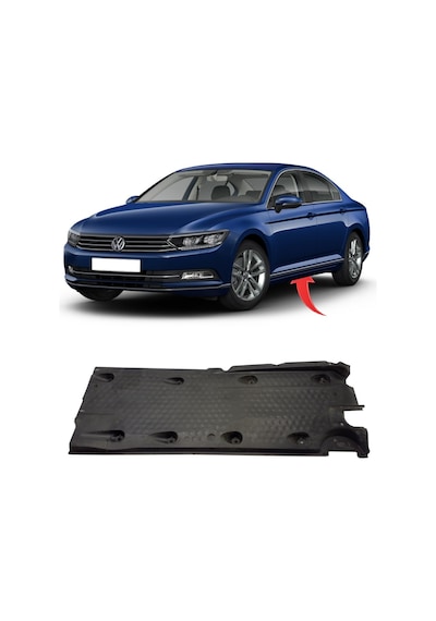 Alt Taban Kaplaması Sol 3c0825201f Wisco - Volkswagen Passat B7