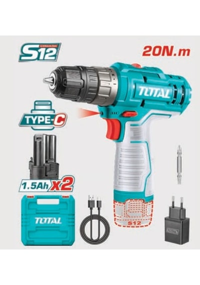 Total TDLI122028 Li-Ion Akülü Matkap
