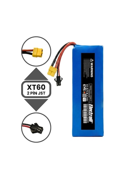 Rks S11 Uyumlu Batarya Eko Kapasite 36v 6.000mah Elektrikli Scooter Bataryası Mavi