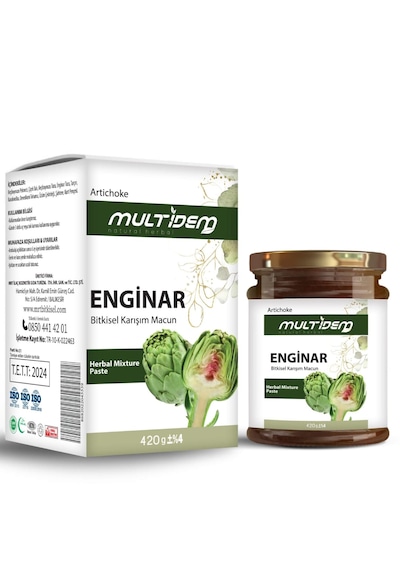 Multidem Enginar Macunu Pekmez Ve Bal Katkılı Bitkisel Macun 420 G