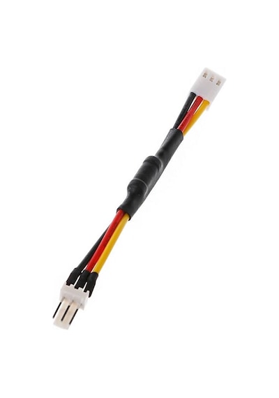 3 Pin Fan Kablosu Hız Yavaşlatıcı Dirençli 10cm Bilgisayar Cpu