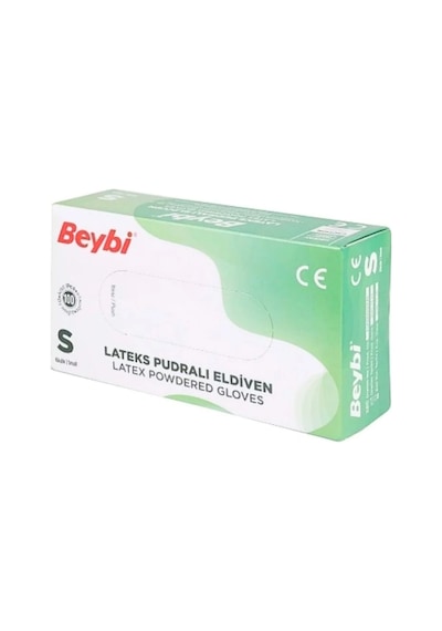 S Lateks Pudralı Eldiven