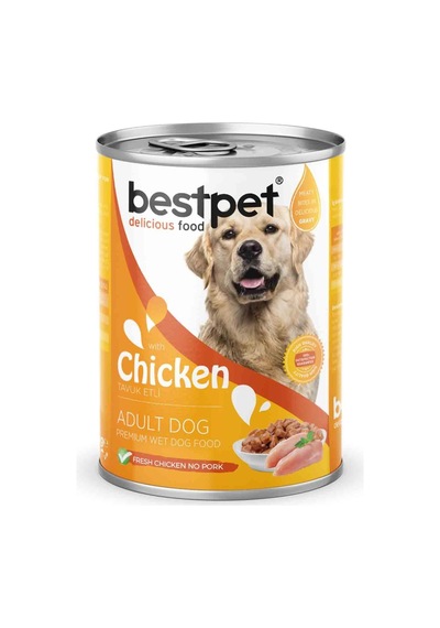Bestpet Tavuklu 400 Gr Yetişkin Konserve Köpek Maması