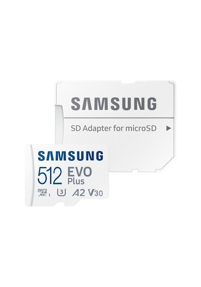 Samsung  Evo Plus 512 GB Microsd Hafıza Kartı