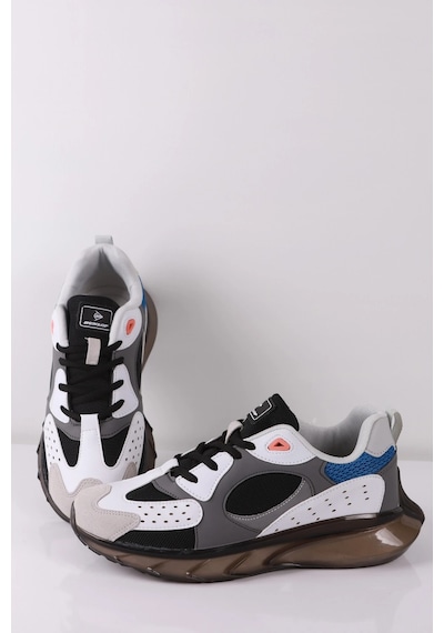 Dunlop 2234 Siyah Beyaz Mix Şeffaf Taban Spor Ayakkabı
