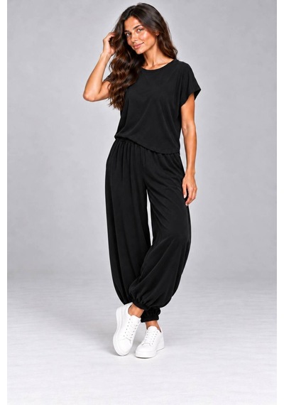 Lismina Balon Pantolon - Jogger Siyah