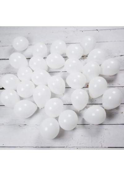 Pastel Beyaz Balon 6 inc