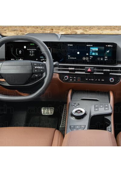 Kia Sportage Makyajlı 12.3 İnç Navigasyon Ve Klima Uyumlu 9h Nano Ekran Koruyucu 2'li Set 2025