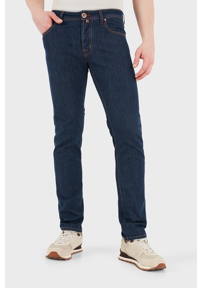 Jacob Cohen Pamuklu Slim Fit Normal Bel Dar Paça Jean Erkek Kot Pantolon Jum Qe004 034 S3735 R2 100d Lacivert