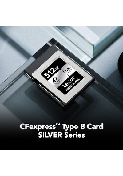 Lexar LCXEXSL512G-RNENG 512 GB Gümüş Serisi Cfexpress Type B Hafıza Kartı
