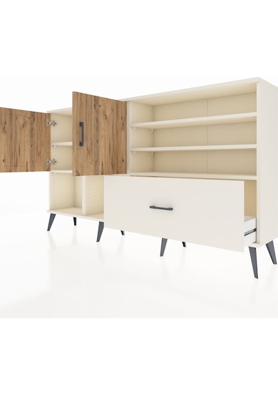 Arges Konsol 7 Raflı Tek Çekmeceli 2 Kapaklı 176x30x99 Aytaşı-çam/aytaşı Atlas Çam/aytası - Aytası Arges Konsol 7 Raflı Tek Çekmeceli 2 Kapaklı 176x30x99 Aytaşı-çam/aytaşı Atlas Çam/aytası - Aytası