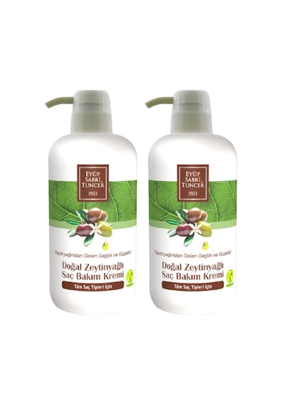 Eyüp Sabri Tuncer Doğal Zeytinyağlı Saç Bakım Kremi 2 x 600 ML