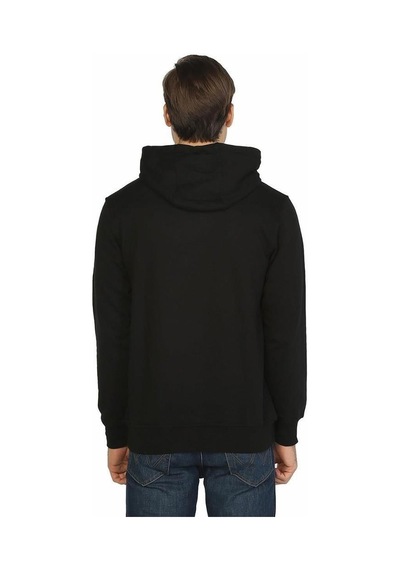 Bant Giyim - Nasa Siyah Kapüşonlu Erkek Sweatshirt
