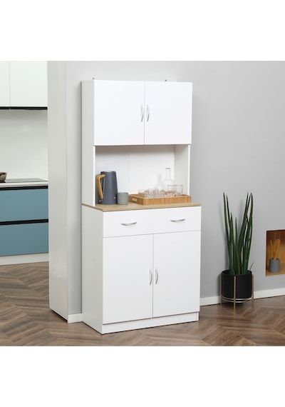 Harmonia Çok Amaçlı Dolap-mikrodalga-erzak-airfryer-mutfak-kiler Dolabı-kahve Köşesi-beyaz-80 Cm Beyaz Harmonia Çok Amaçlı Dolap-mikrodalga-erzak-airfryer-mutfak-kiler Dolabı-kahve Köşesi-beyaz-80 Cm Beyaz