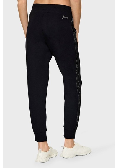 Guess Victoire Scuba Kadın Jogger Fit Pantolon W6bb17k6074 Siyah