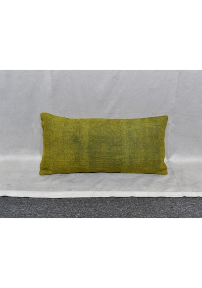 Zehra Abla Halı Yeni El Dokuma Dekorluk Lumbar Kilim Kırlent Yastık Kılıfı 7415 Çok Renkli