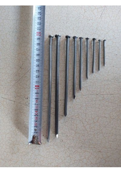 1 Kg 8 Lik + 1 Kg 10 Luk + 1 Kg 12 Lik Inşaat Çivisi