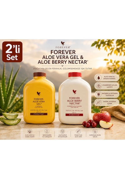 Forever Aloe Berry Nectar 1L Forever Aloe Vera Gel 1L