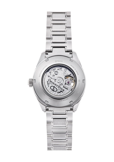 Orient Star Re-by0004a00b Otomatik Çelik Gri Open Heart Mavi Kadran Safir Kristal 40 Mm Erkek Kol Saati