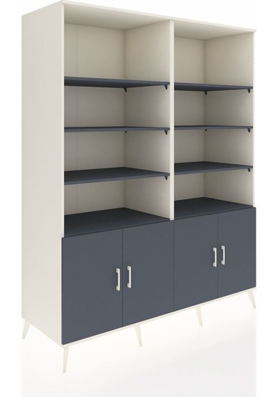 Kronos Gardrop 10 Raflı 4 Kapaklı 176x59x221 Aytaşı-antrasit Antrasit Kronos Gardrop 10 Raflı 4 Kapaklı 176x59x221 Aytaşı-antrasit Antrasit