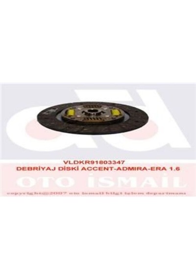 Valeo 803347 Debriyaj Diski Accent Admira Era 1.6 Hd05 4110034010