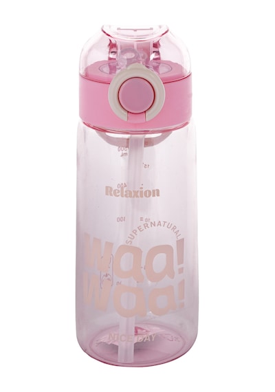 Relaxion, İthal Lüx Pembe Matara/suluk 650 Ml 443 Açık Pembe