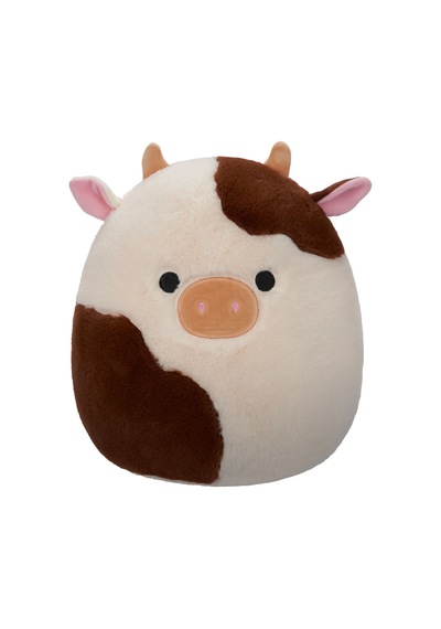 Squishmallows Fuzzamallows İnek Ronnie 30 Cm Cr09321 Çok Renkli