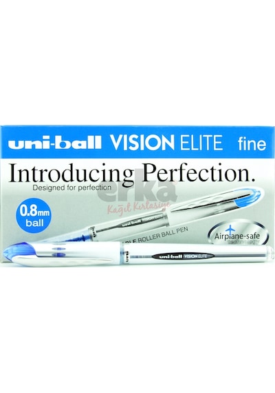 uni-ball Vision Elite 0.8 Roller Ub-200 Mavi Kalem  adet