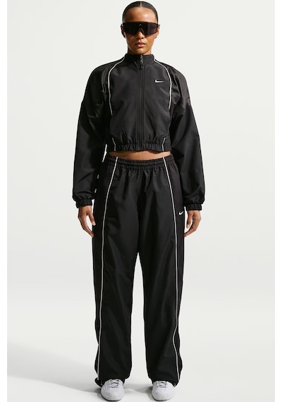Nike Sportswear Oversized Mid Rise Training Wide Leg Sweatpants Kadın Oversize Eşofman Altı Siyah