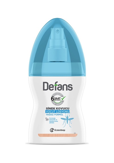 Defans Su Bazlı Sinek Kovucu Vücut Losyonu 100ml - 6 Adet Tarı