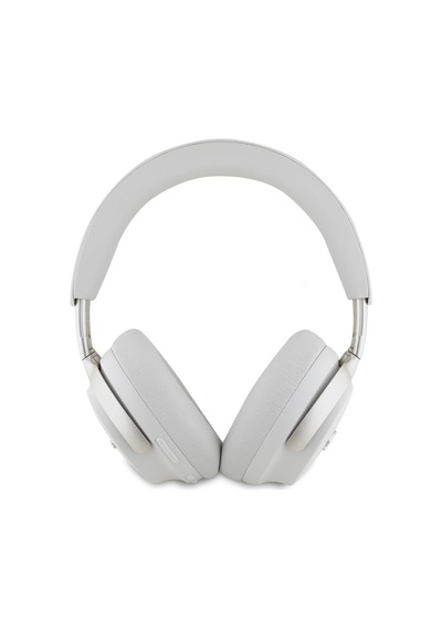 Tr Anc Ve Enc Özellikli Kulak Üstü Bluetooth Kulaklık Guess Lisanslı Metal Yazı Logolu Script Seri Bej