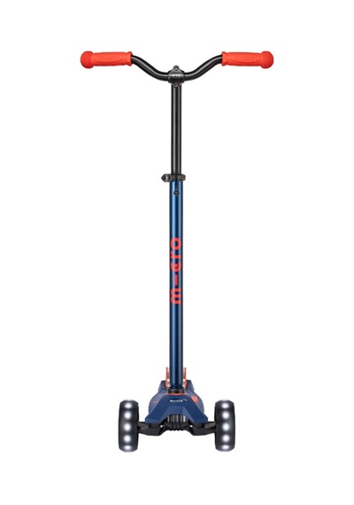 Micro Maxi Deluxe Pro Led 3 Tekerli Işıklı Çocuk Scooter Navy Red Renkli