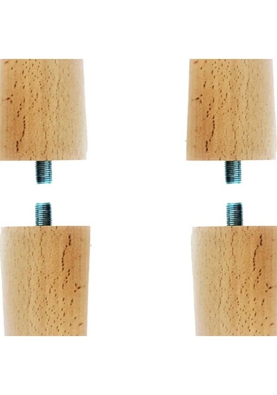 3 Adet Lüks 70 Cm Ahşap Ham Masa Ayağı Çap: 4,2 Cm Hobi Dıy