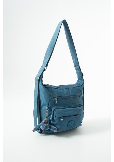 Baginn İster Sırt İster Omuz İster Çapraz Askılı Fonksiyonel Kullanım Kadın Çantası 28 28 Cm 571 Collection Mavi