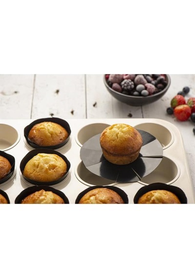 Nostik Muffin Kağıdı 5cm Siyah