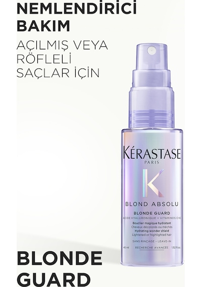 Kerastase Blond Absolu Blonde Guard Sarı Saçlar Için Koruyucu Nemlendirici Durulanmayan Bakım Spreyi 45ml