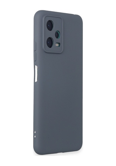 Xiaomi Redmi Note 12 5g Uyumlu Kılıf Nano İçi Kadife Silikon - Gri
