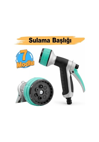 Ayarlanabilir 7 Fonksiyonlu Fıskiye Araba Yıkama Bahçe Sulama Temizleme Sprey Tabancası Fişkiye Sku: Smgstk6fda69103e