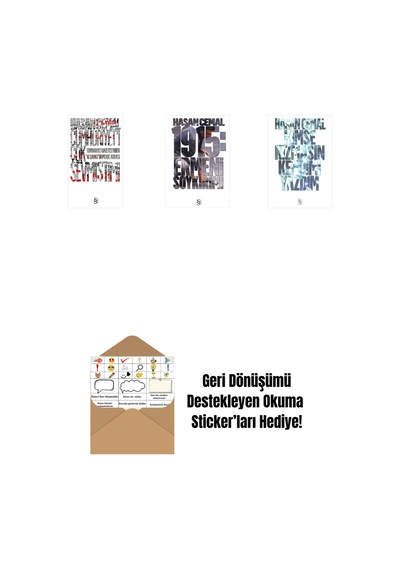 Cumhuriyet'i Çok Sevmiştim + 1915: Ermeni Soykırımı + Kimse Kızmasın Kendimi Yazdım + Okuma Sticker'ları