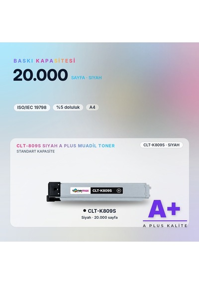 Samsung Clt-k809s Siyah Uyumlu Toner A Plus / Clx-9201 / Clx-9251 / Clx-9301