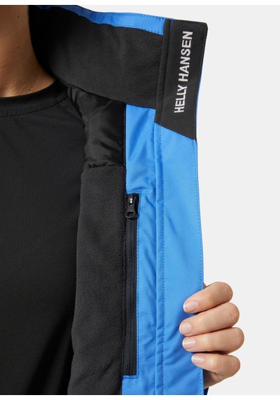 Helly Hansen W Crew Hooded Mıdl Polarlı Mont 2.0 Mavi