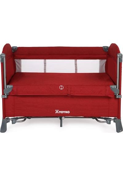 Yoyko Exclusive Comfort 8-in-1 Anne Yanı Park Yatak & Oyun Parkı 70x110 - Bordo