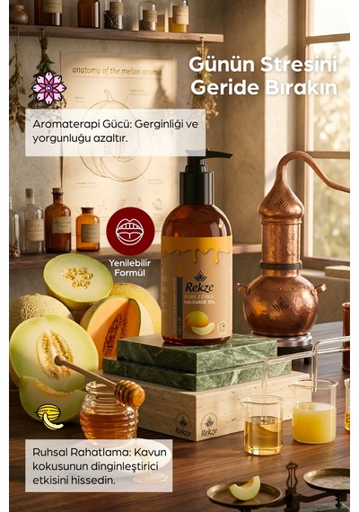 2 Li Kavun Aromalı Masaj Yağı 120 Ml X 2 Doğal Vücut Bakım Ve Aromaterapi Yağı - 305892654