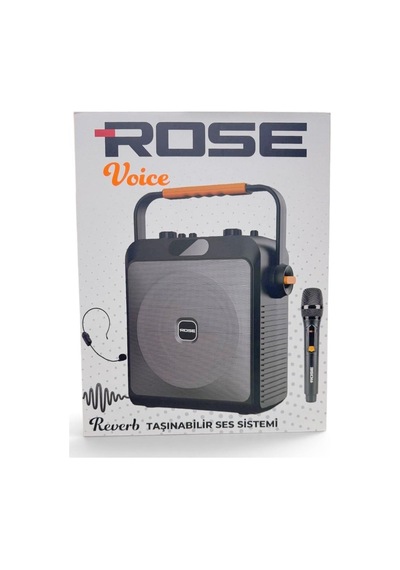 Rose Voice Hp-503 6.5'' 100watt Taşınabilir Ses Sistemi - El Tipi Telsiz Mikrofonlu
