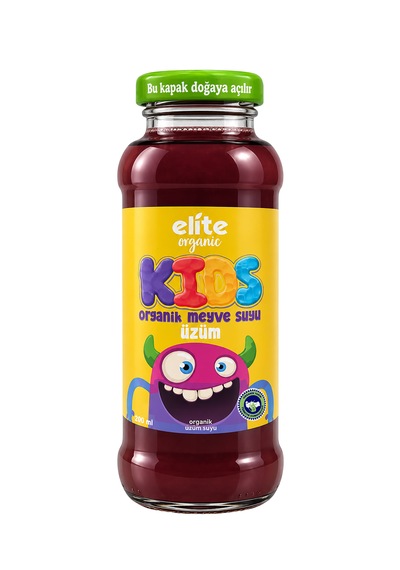 Kids Organik Üzümlü Meyve Suyu 200 Ml
