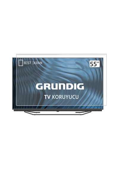 Grundig Uyumlu 55vle6565bl Tv Ekran Koruyucu