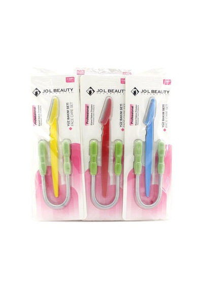 Jol Beauty Jol-040 Kaş Usturası Ve Yanak Yayı Set 2cps - 6'li Paket Diğer