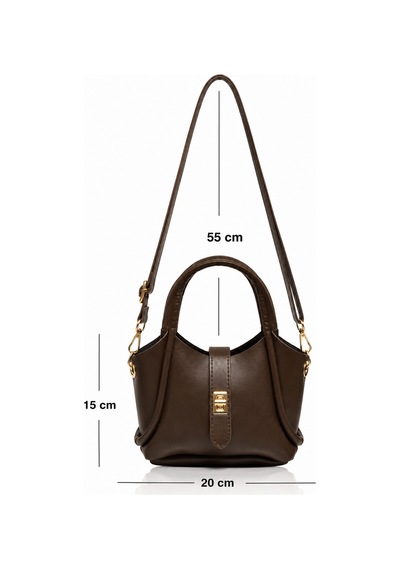 Vera Koyu Kahve Mini Bag Kadın Omuz Çantası